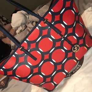 Micheal Kors Jet Set Deco Tote